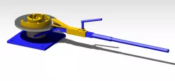 Wrought iron making machine