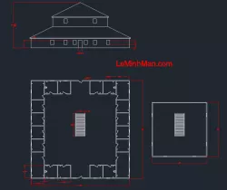 2 Story Square House