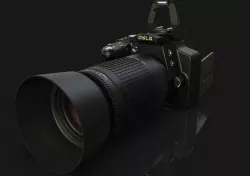 3D model of DSLR Camera