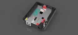 3D Printed Enclosure for Arduino Uno. Arduino Uno.