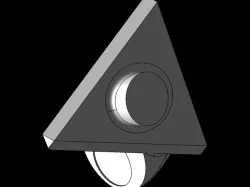 3D Scanner target triangle.