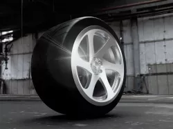 3SDM style wheel rim tire