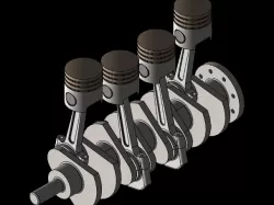 4 cylinder engine assembly