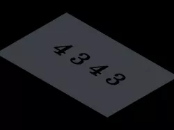 4343 plate