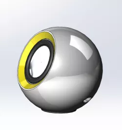 5W spherical speaker
