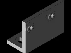 90 degrees support for optical limit switch
