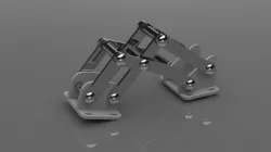 accordion marine hinge 316L stainless steel