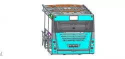 bus frame maz 203