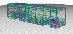 bus frame maz 210