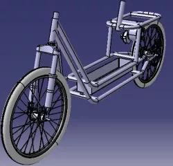 Cargo E-Bike with External Motor - no pedal assist