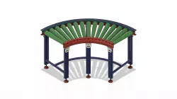 Curve Tapper Roller Conveyor
