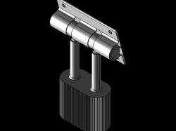 Gear door stopper by gabiM, Download free STL model