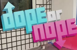 DOPE or NOPE 3D Logo