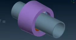 Drill Pipe Slip System - 3D mesh Model