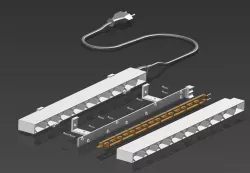 Flat multiple sockets.