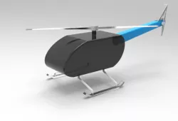 Futuristic Helicopter