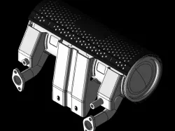 Honda GX High-Mount Muffler