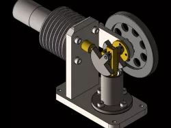 Horizontal Stirling Engine
