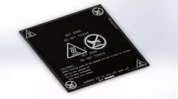 Hot Bed For 3d Printer Tronxy MK3 Upgraded
