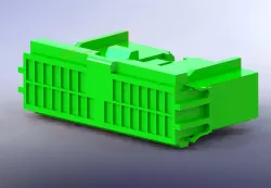 JAE 30 Pin Green Female Connector
