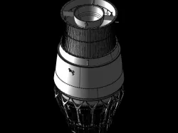 Jet engine nozzle with afterburner