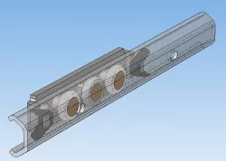 Linear furniture rail
