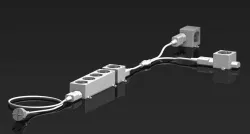 Linkable sockets for Euro CEE 7/7 plugs.