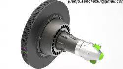 Mercedes-AMG F1 W12 E Performance Front Axle And Brembo® Carbon-Carbon Brake Disc Assembly