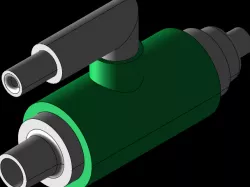 Milk foam nozzle for coffee machine