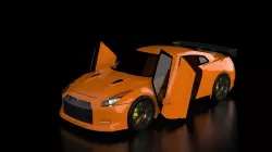 Nissan GTR with Scissor doors