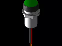 Panel Light, Green, Dialight, LED, Indicator Light