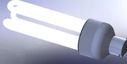 pin type fluorescent lamp