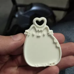 Pusheen Keychain Model for 3d Printer
