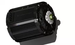 QS138 90H 4000W Motor by Quanshun/SIA Ecosys with 14T 428 sprocket adapter