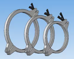 Quick-release fittings for ventilation pipes