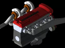 RB26DETT Engine Model