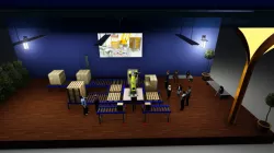 Robotic Palletizer - Power Roller Conveyor - Wrapping Machine