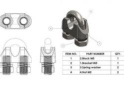 ▷ rope clamp 3d models 【 STLFinder 】