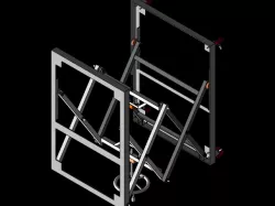 Scissor Lift Table Cart / Chariot de table élévatrice à ciseaux