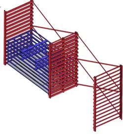 SHEET METAL STORAGE RACK