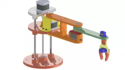 Simple robot SCARA for 3D printing