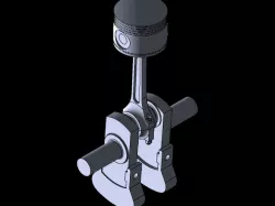 Single cylinder petrol engine assembly