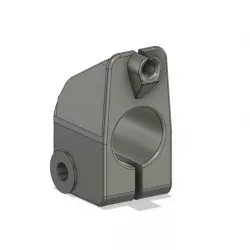 Snowmobile throttle lever