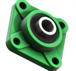 Square Cast Iron Housing Bearing 20mm Bore