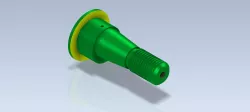 Studycadcam 3D CAD Exercise 110 Autodesk Inventor Pro (thread is a simulation, isn´t exactly like in drawing)