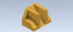 Studycadcam 3D CAD Exercise 122/ brass step Autodesk Inventor Pro