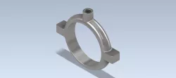 Studycadcam 3D CAD Exercise 137/ pipe hanger clamp Autodesk Inventor Pro