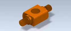 Studycadcam 3D CAD Exercise 183 Autodesk Inventor Pro (thread is a simulation, isn´t exactly like in drawing)