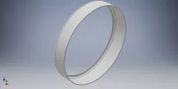 Thin conic ring