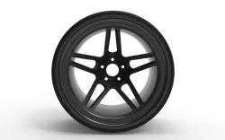 Track Rim and Tire
